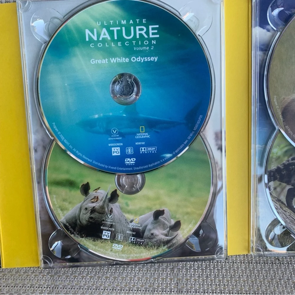 Ultimate Nature Collection National Geographic 10 Disc Set DVD Video PG